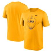 LSU Nike Legend Football Icon Tee